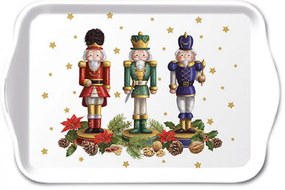 Karácsonyi diótörő műanyag kistálca Bearded nutcracker