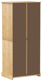 Corona tömör fenyőfa ruhásszekrény 76x50x170 cm