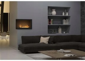 InFire - Sarok BIO kandalló 84x54 cm 3kW fekete