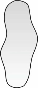 vidaXL fekete falitükör 80x35 cm