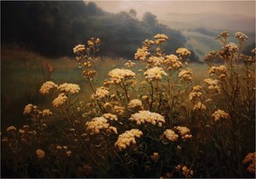 Fotótapéta Mezei Virágok Vintage Hálószoba Nappali Tapéta Flizelina 200x140