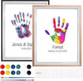 2 db-os képkeret szett Kreatív képekhez Festékek a csomagban