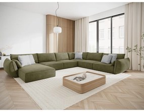 Zöld sarokkanapé (jobb oldali) Vanda – Mazzini Sofas