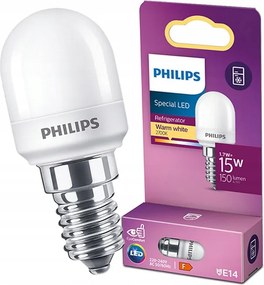 Led izzó E14 1,7W=15W 150lm 2700K Philips