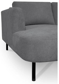 Sötétszürke sarokkanapé (jobb oldali-U alakú) Hero – Scandic