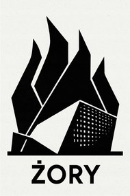 Poszter Minimalista Tűzmúzeum 30x40