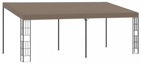 tópszínű falra szerelhető szövetpavilon 6 x 3 m
