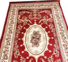 Gótika Nagyméretű Klasszikus Szőnyeg 200 x 300 cm Bordó