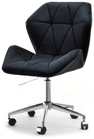 Fotel Velma M (fekete + króm). 1110440