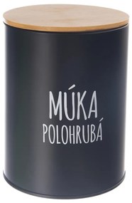 Orion BLACK fémdoboz félig durva liszthez