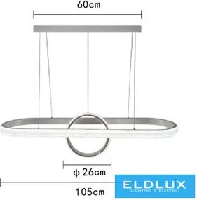 ELDLUX LP-30BN Modern Led Függesztett Lámpa IP20