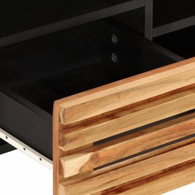 tömör akácfa TV-szekrény 100 x 34 x 46 cm