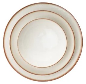 24 darabos bézs porcelán étkészlet