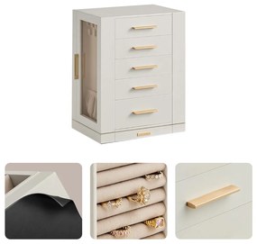 360°-ban forgatható ékszerdoboz