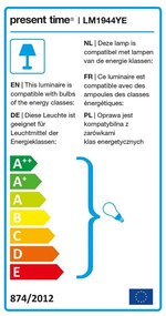 Decova okkersárga asztali lámpa - Leitmotiv