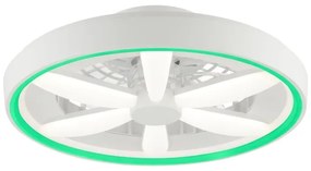 Brilliant - GAIANO LED/48W/230V fehér RGBW mennyezeti ventilátor távirányítóval