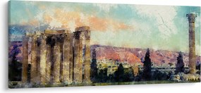Kép - akropolisz, Athens, Görögország (120x50 cm)