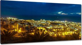 Festmények 115x55 Éjszakai tájkép