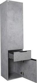 TMP VOX SZÜRKE fali fürdőszobai ÁLLÓSZEKRÉNY - 160 x 38 cm