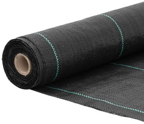 fekete PP talajtakaró membrán 0,5x50 m