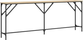vidaXL sonoma tölgy színű szerelt fa dohányzóasztal 200x29x75 cm