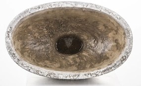 Cyrus design Kaspó cement szürke 15.5x25x15.5cm