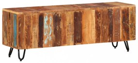 tömör újrahasznosított fa TV-szekrény 110 x 30 x 40 cm