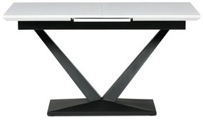 Bővíthető Étkezőasztal 140–180×85 cm, MDF, Fehér. HT-W1630 WT