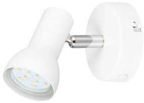 Fehér spotlámpa ø 8 cm Cantar – Trio