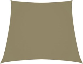 vidaXL bézs trapéz alakú oxford-szövet napvitorla 2/4 x 3 m