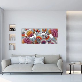 Festett gömbök képe (120x50 cm)