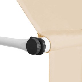 Feltekerhető napellenző több méretben és színben - bézs, 350x120cm