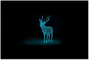 Poszterek 185x125 Türkiz szarvas