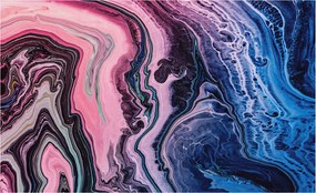 Dekoratív Fotótapéta Hálószobába Színes örvények 416x254 Ragasztó