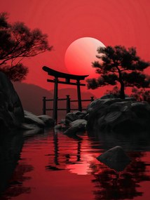 Poszter 30x40cm Templom a csend mellett