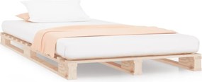 vidaXL tömör fenyőfa raklapágy 90 x 200 cm