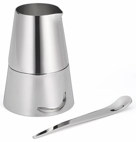 Tej- és cukortartó, kiskanállal - 2in1 - rozsdamentes acélból - Philippi