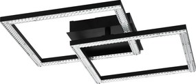 EGLO 99799 LEJIAS Modern LED Mennyezeti Lámpa Fekete, Átlátszó LED IP20