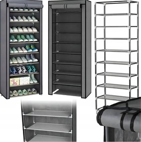 Cipősszekrény Anyag Cipőspolc Polc Rendszerező Magas Keskeny 60 CM