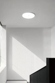 LED mennyezeti lámpa alkonyat- és mozgásérzékelővel MORETTI 24W/230V átm. 30 cm IP40 6500K