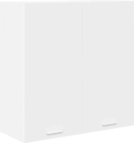 vidaXL Függő szekrény tárolóval ajtóval Fehér 80 x 31 x 80 cm Faanyag