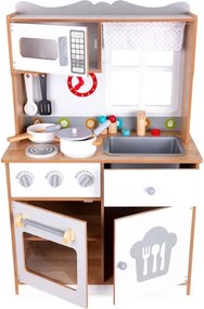 Fakonyha XXL + konyhai eszközök Ecotoys