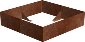 Alto Emelt ágyás 148 x 148 x 36 cm, corten CORGARDEN 1013