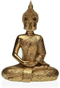 Dekoratív Buddha szobor Aranysàrga 29 cm
