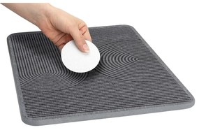 Szürke kovaföld edénycsepegtető alátét 40x30 cm Damon – Wenko