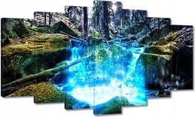 Képek 140x80 Vízesés a folyón Hegyek