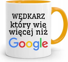 Sárga Horgász Bögre Horgász Aki Többet Tud fényképes nyomattal