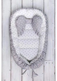 Babafészek kisbabák számára Belisima szürke