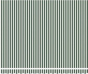 Behúzható napellenző Zöld és Fehér 400 × 300 cm