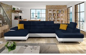 Sarok ülőgarnitúra Alphard Bis (J) (öko-bőr soft 017 + uttario velvet 2967 + uttario velvet 2959). 1051184